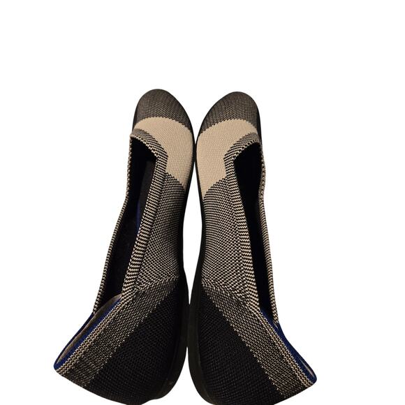 Rothy's The Flat Captoe Black Colorblock is a ballet flat women Size 8.5 - Picture 6 of 8